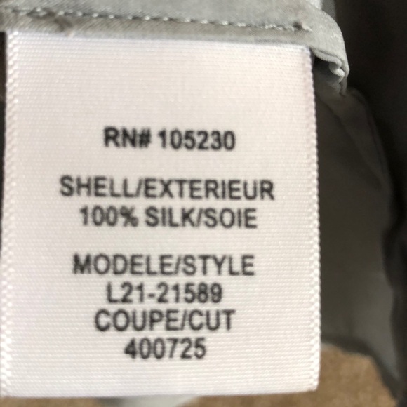 Joie gray 100% silk top. XS. - Picture 5 of 5